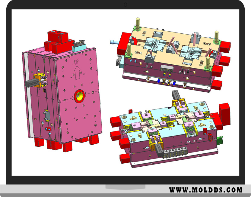 注塑模具单色全3D设计案例005